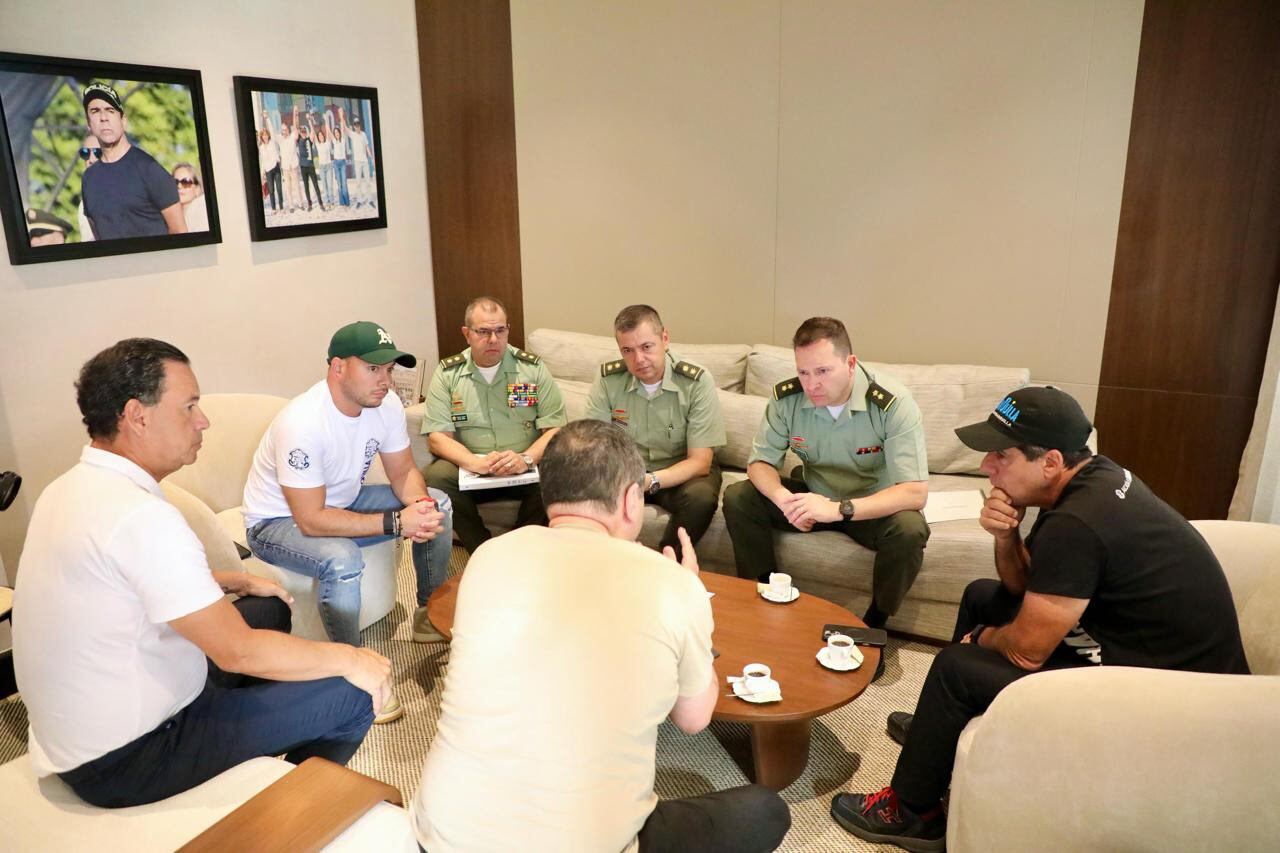 Reunión sobre la seguridad de Barranquilla.