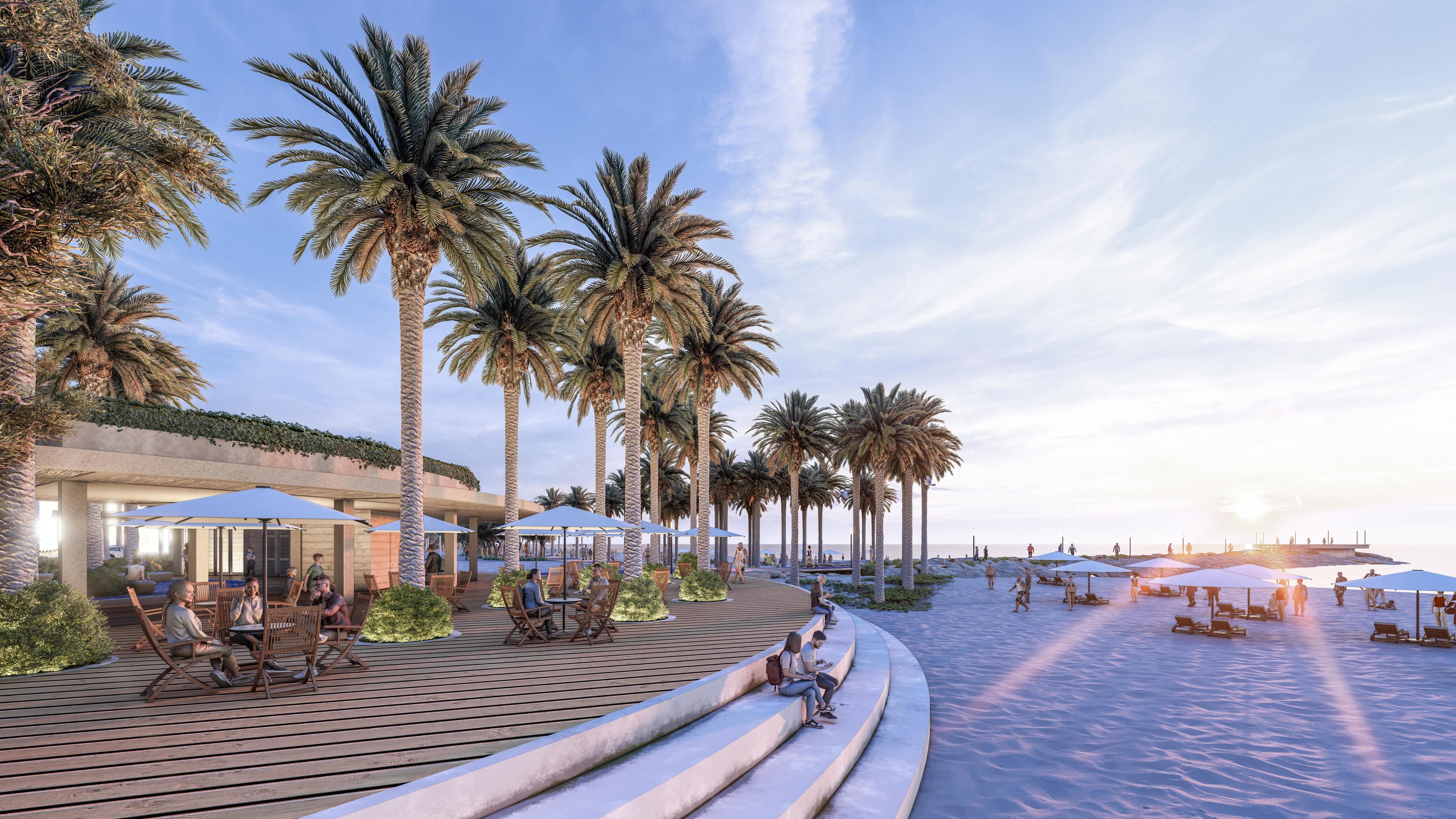 El Gran Malecón del Mar tendrá más de 5.000 metros lineales de sendero peatonal.