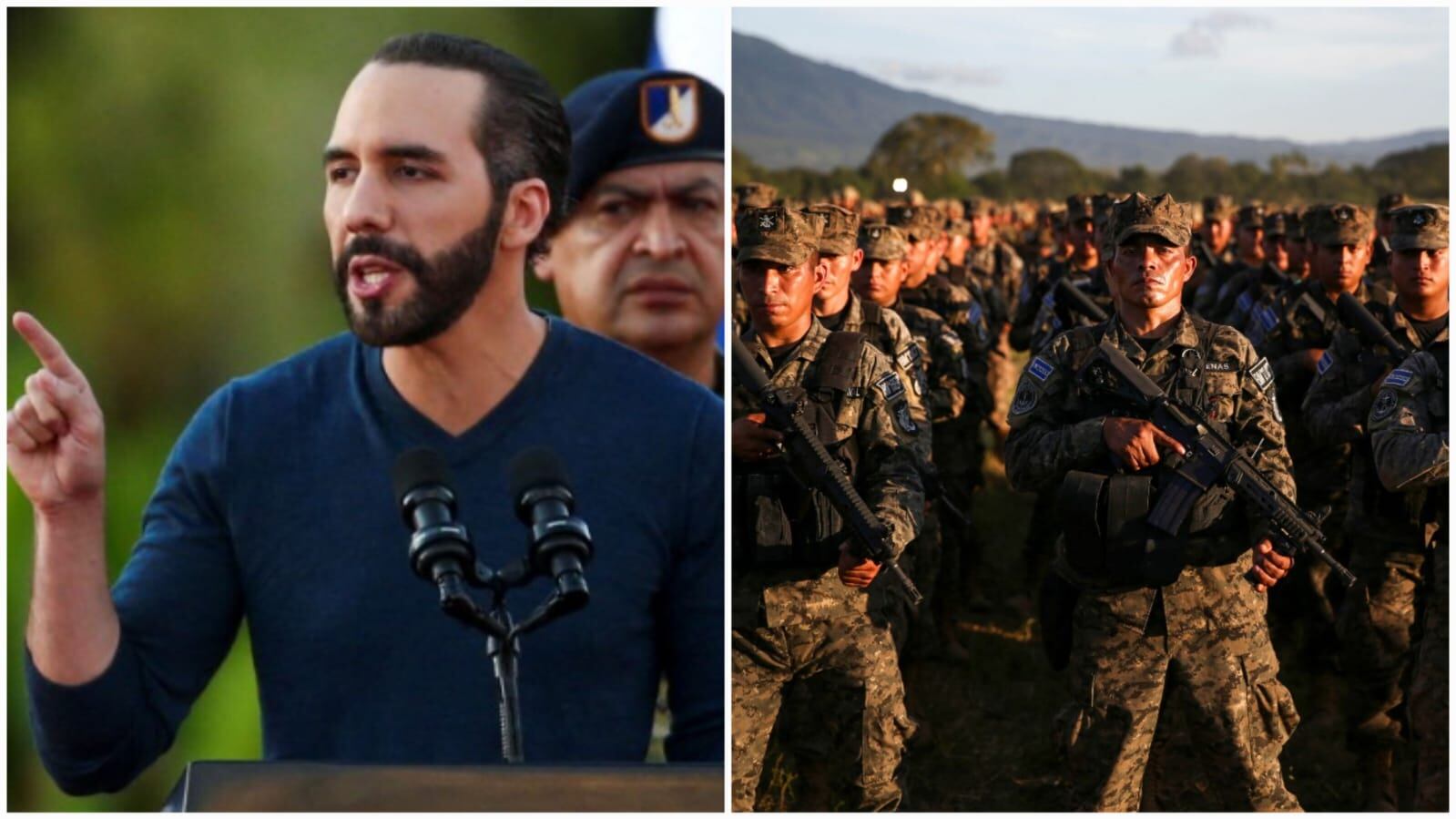 El presidente de El Salvador, Nayib Bukele, mantiene un estado de excepción desde marzo de 2022.