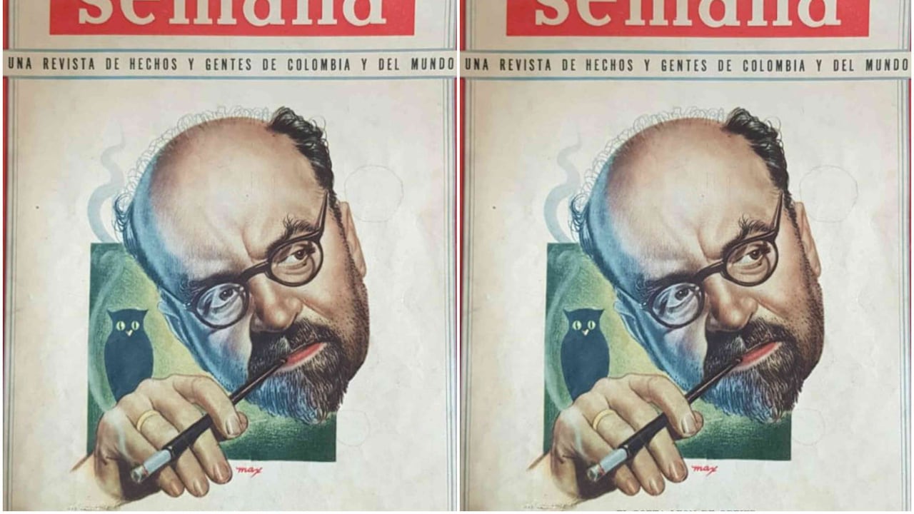 Portada de Semana dedicada a León de Greiff. Fue hace 70 años.