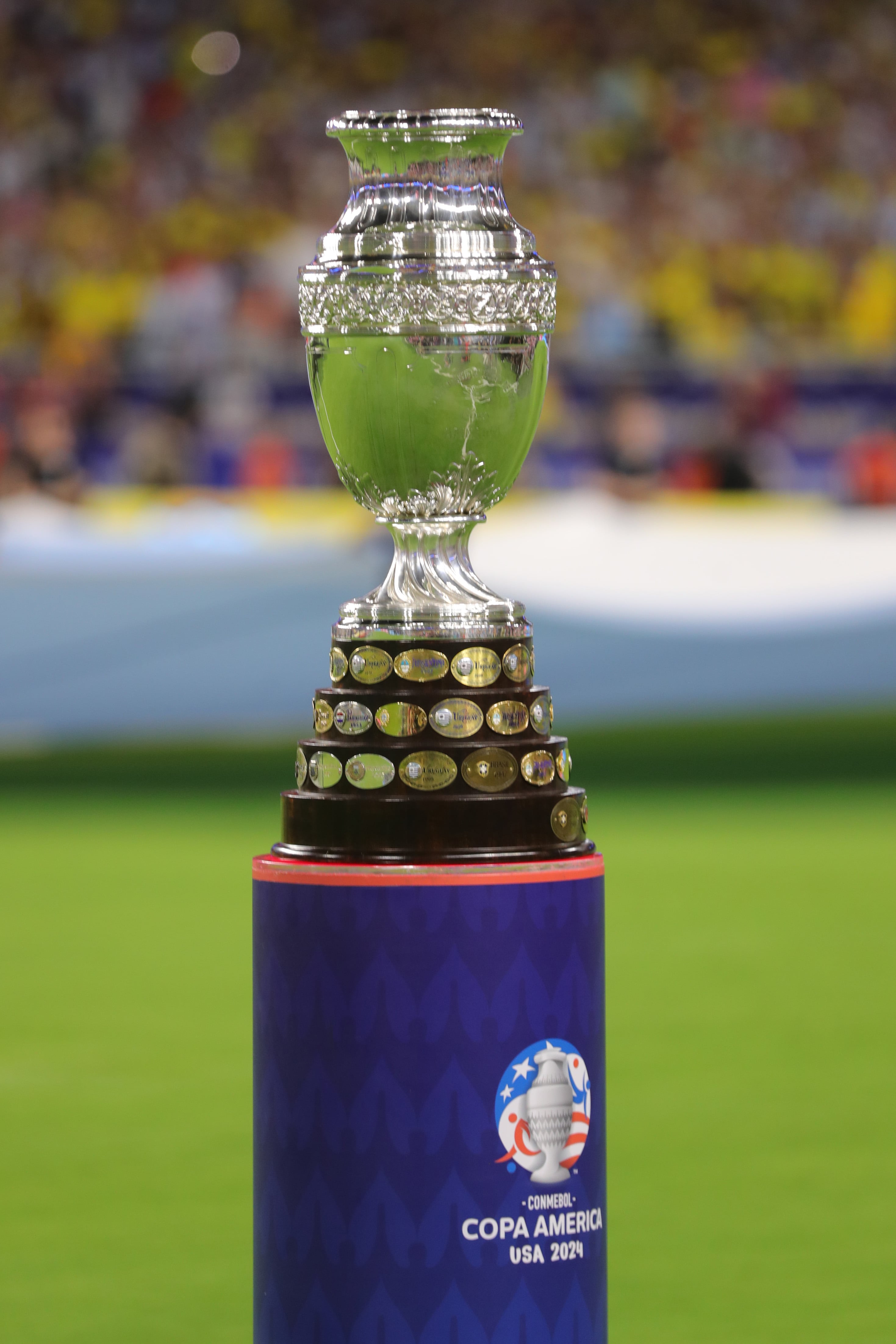 Trofeo de la Copa América en la final de Argentina y Colombia, jugada en Miami, Estados Unidos durante el 2024