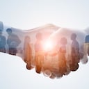 Asociación de concepto de negocio. Red de negocios.