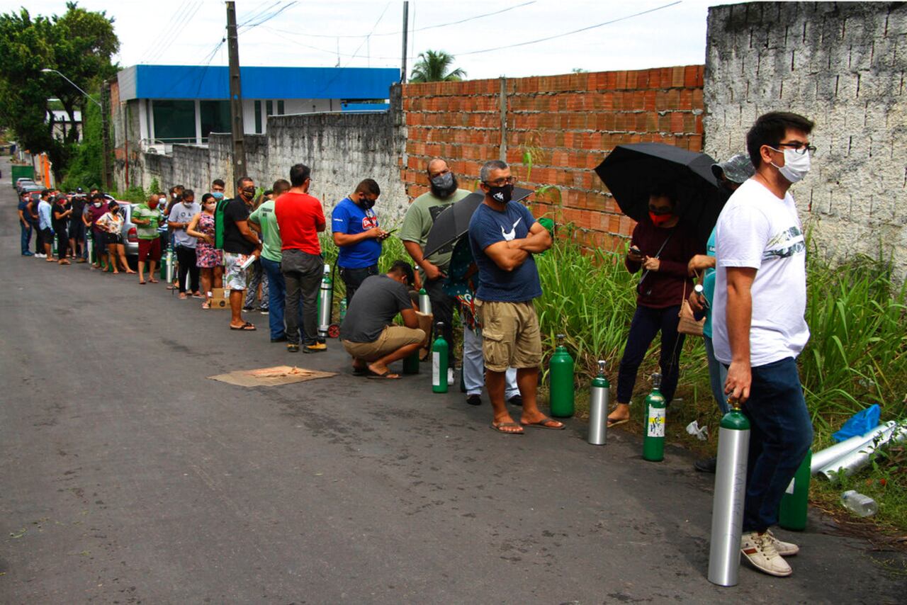 Brasil, crisis de Covid en Manaos
