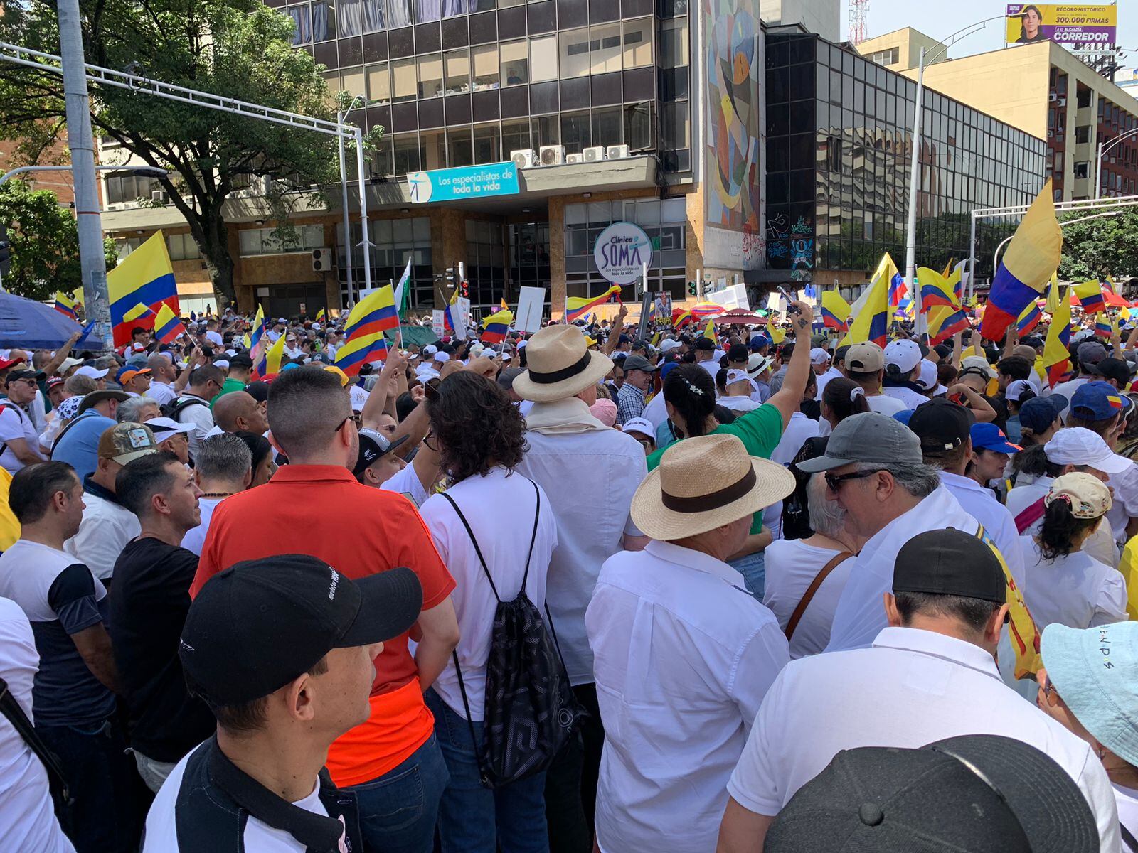 Marchas en Medellín - 20 de Junio