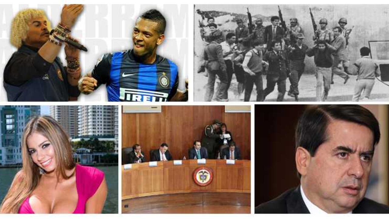 Estos fueron los personajes del día.