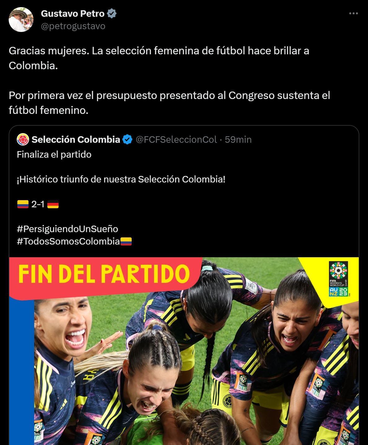 Trino Petro Selección Femenina