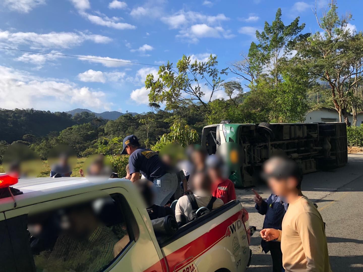 No hubo heridos de gravedad