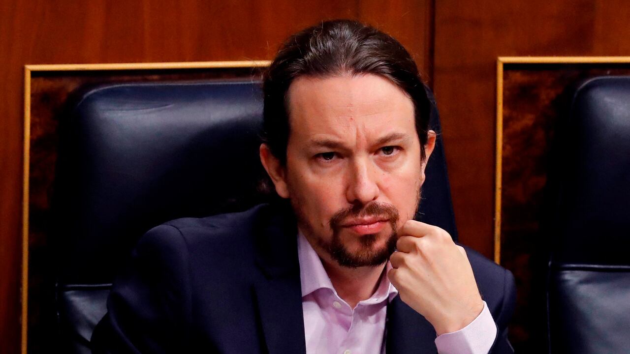 Pablo Iglesias. (Photo by Andres BALLESTEROS / various sources / AFP)