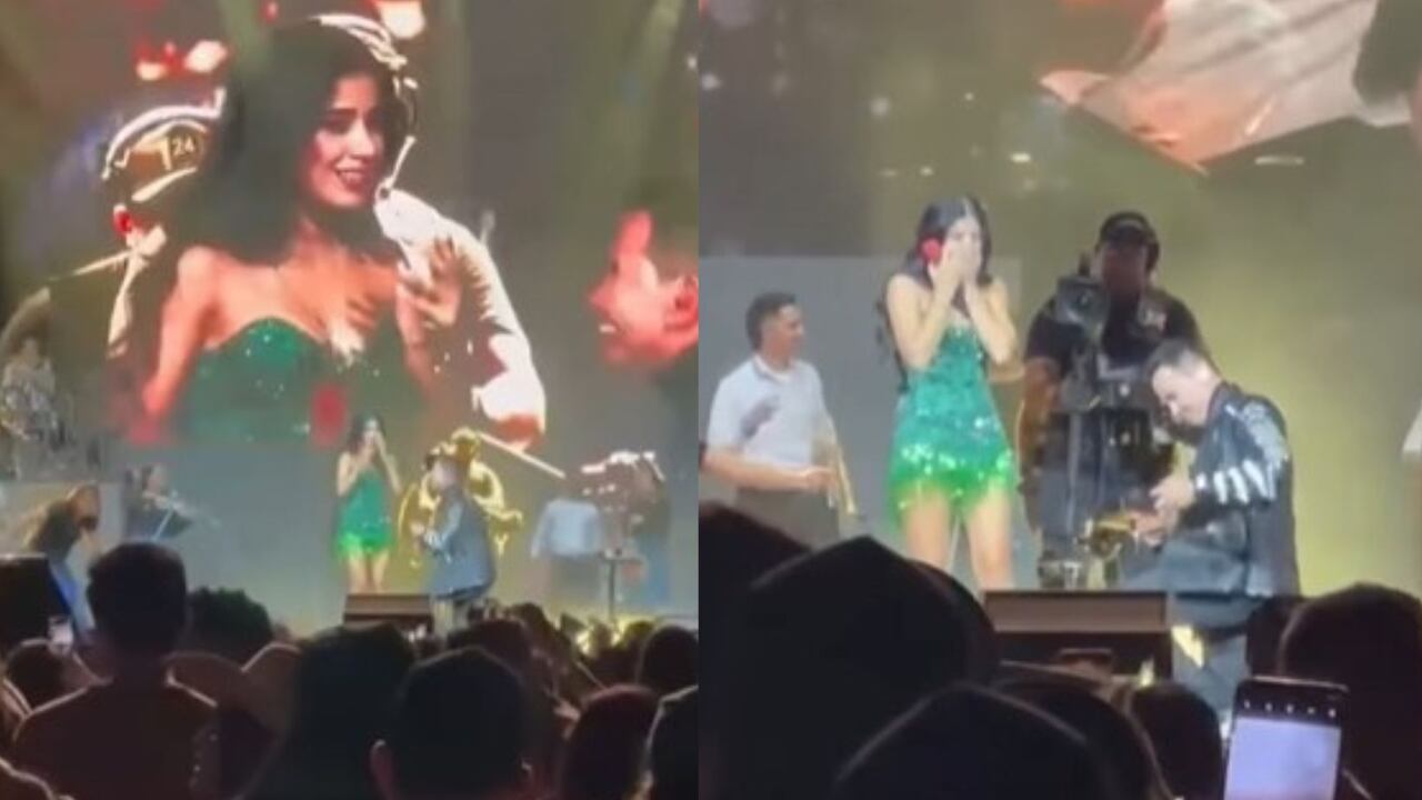 Así fue la propuesta de matrimonio de Jhonny Rivera a Jenny López