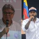 Senador Wilson Arias y excandidato al Concejo de Bogotá Iván Andrés Díaz.