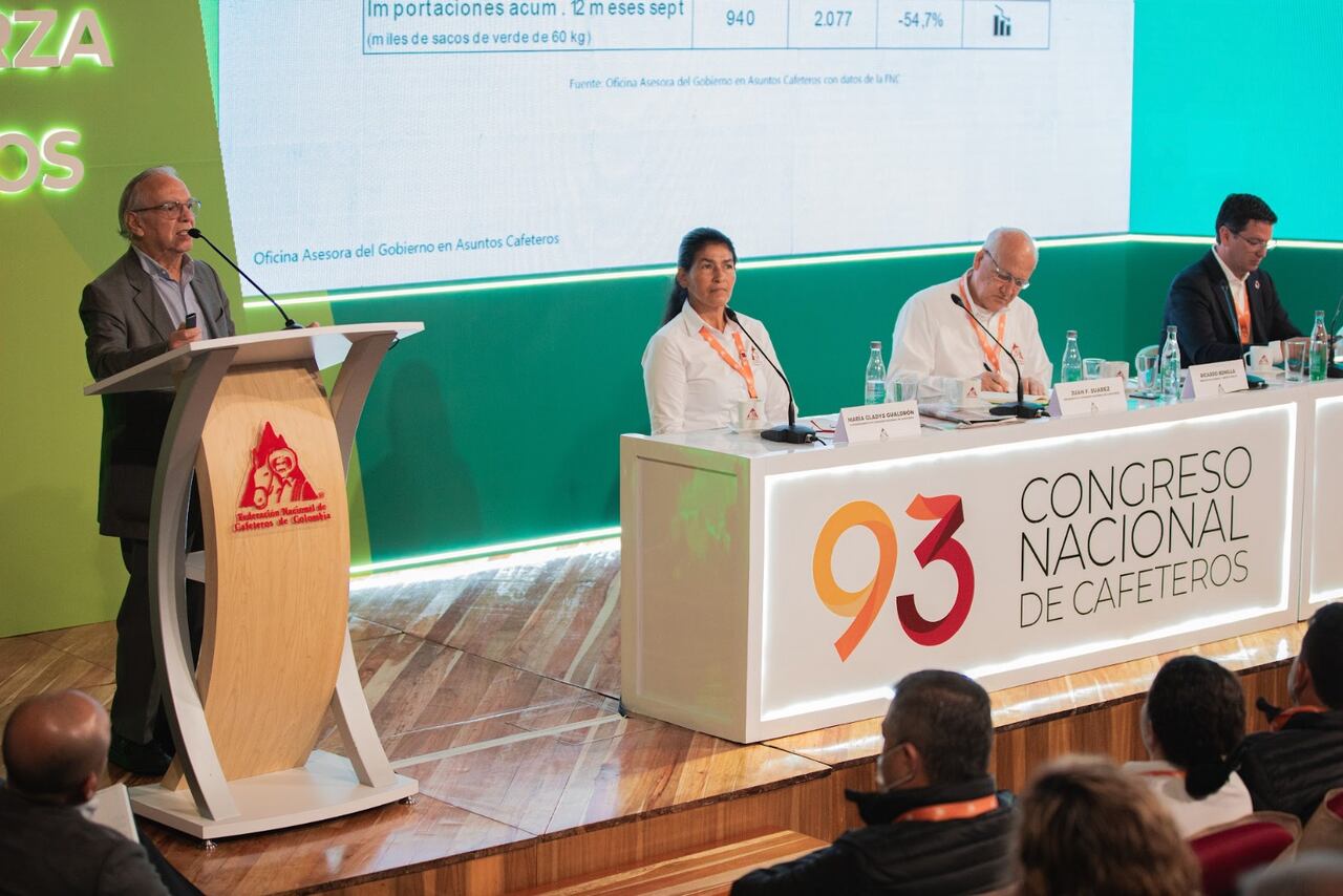 Instalación del 93 Congreso Cafetero, en diciembre de 2024.