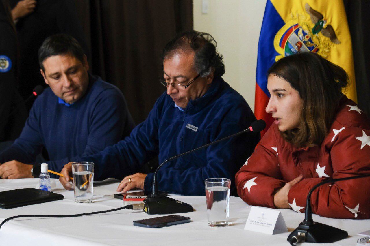 Presidente Petro en Consejo de Ministros.