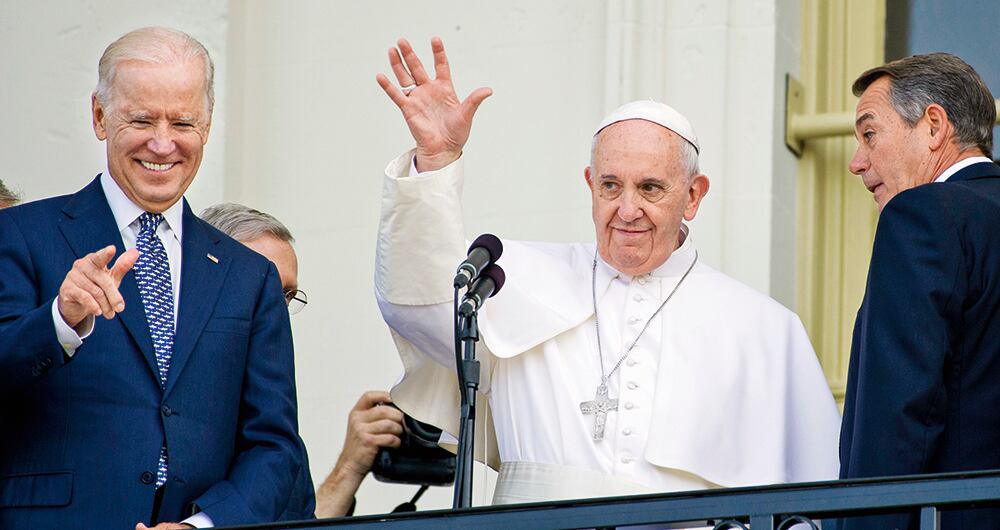 El Papa Francisco y Joe Biden se reunieron en el Vaticano. Foto: Getty