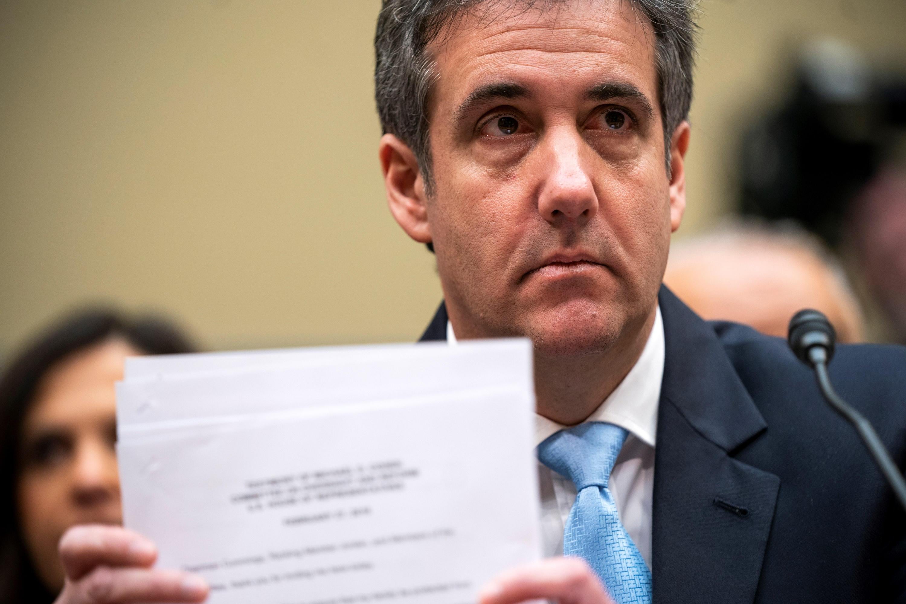 Michael Cohen, exabogado de Donald Trump