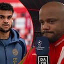 Vincent Kompany explicó la suplencia de Luis Díaz vs. Arsenal en Champions