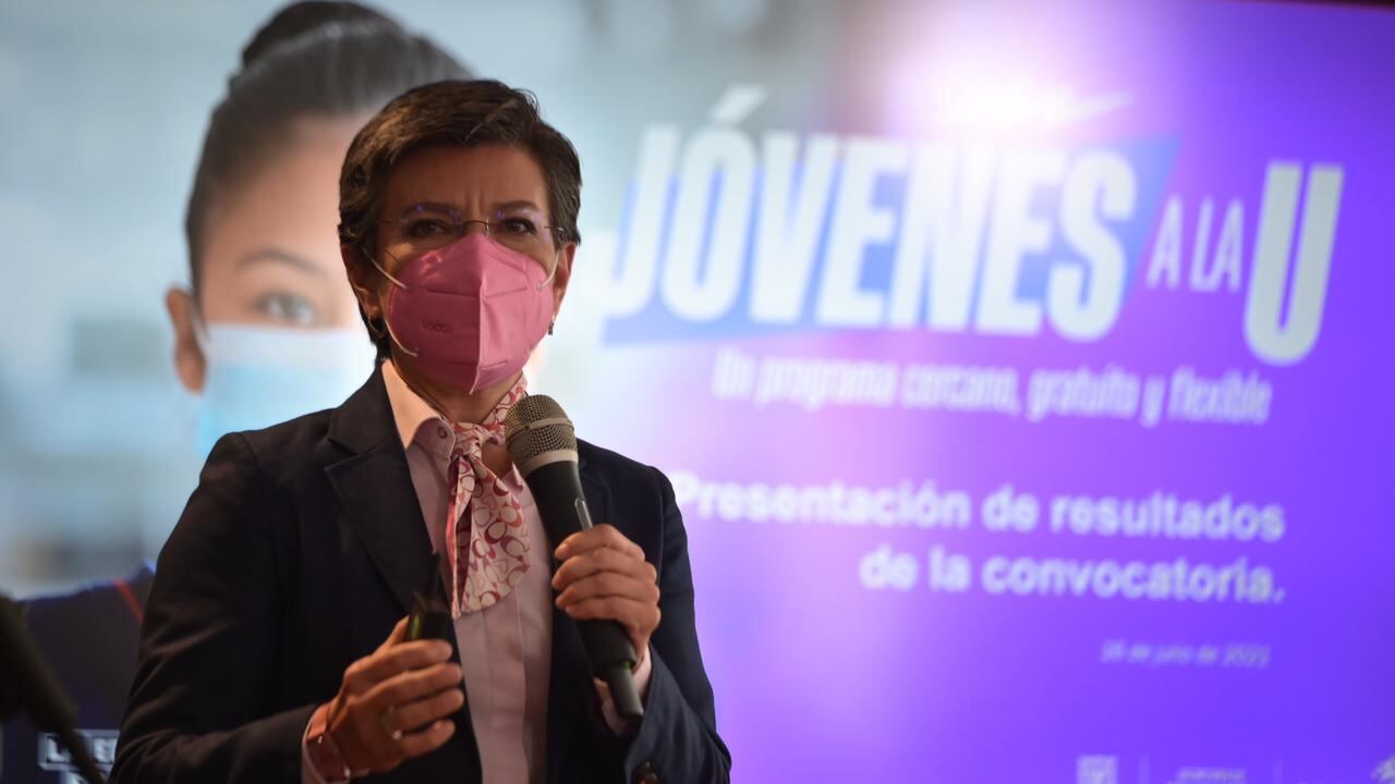 Alcaldesa Claudia López anuncia ganadores de Jóvenes a la U