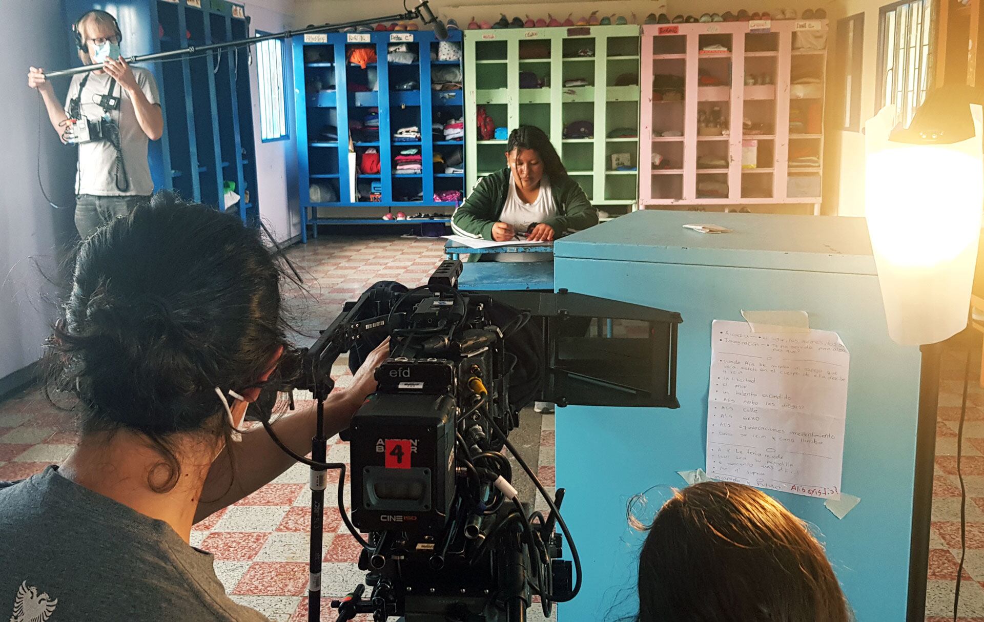 'Alis' le implicó a un equipo de unas cinco personas entrar a este espacio donde viven las jóvenes.