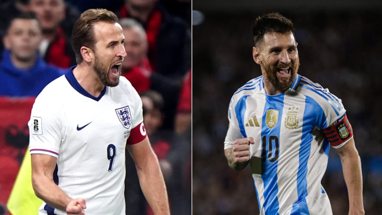 Harry Kane y Lionel Messi.