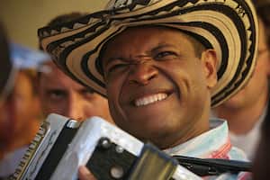 Omar Geles en el Festival Vallenato abril 2007