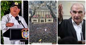 Gustavo Petro, Humberto de la Calle y la Plaza de Bolívar llena este domingo.