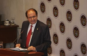 El expresidente de la Corte Suprema de Justicia, Leonidas Bustos, fue condenado por el cartel de la toga.