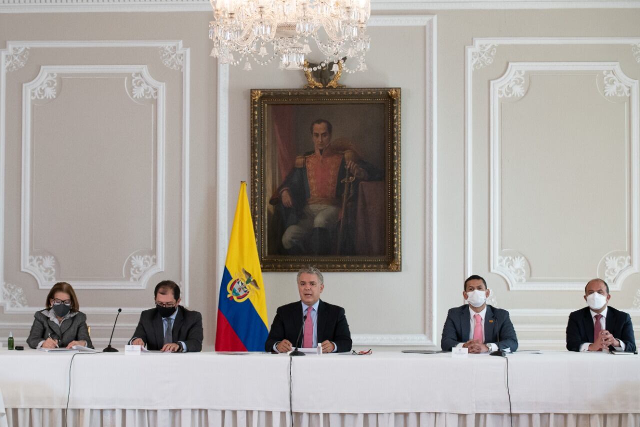 Iván Duque presidente de Colombia reunión PAO