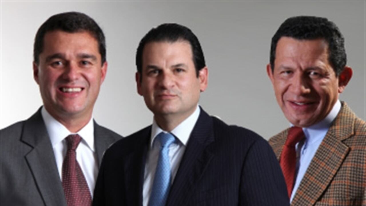 Carlos Raúl Yepes, Bancolombia.
Luis Carlos Sarmiento G. Grupo Aval
Eduardo Pacheco, Colpatria