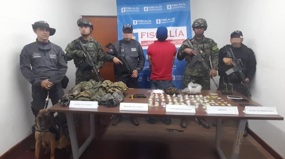 Captura de alias Chicharro en Aguadas, Caldas.