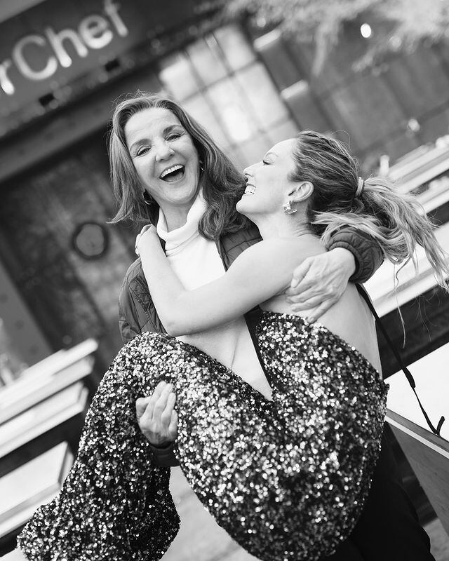 La presentadora expresó su cariño por la actriz Luces Velásquez