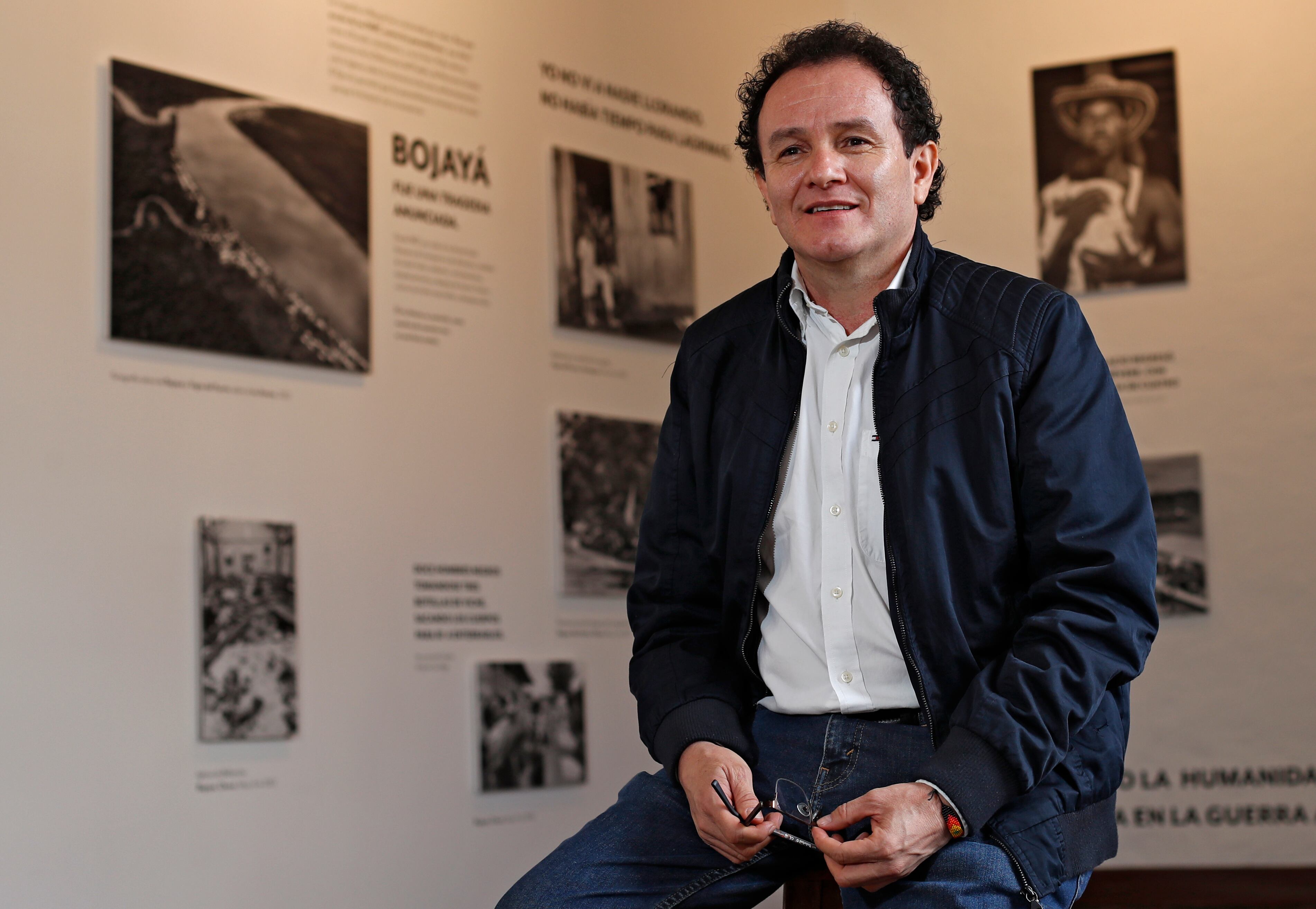 JESUS ABAD COLORADO FOTOGRAFO DEL CONFLICTO ARMADO EN COLOMBIA EXPOSICION: EL TESTIGO, CLAUSTRO DE SAN AGUSTIN ANTOLOGIA FOTOGRÃFICA 1992-2018 BOGOTA, NOVIEMBRE 29 DE 2018 FOTO LEON DARIO PELAEZ/ SEMANA