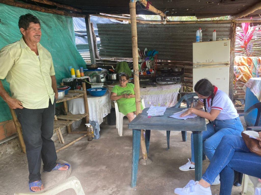 300 personas del corregimiento de Agua Clara, zona rural de Cúcuta, se beneficiarán del subsidio de mejoramiento de vivienda.