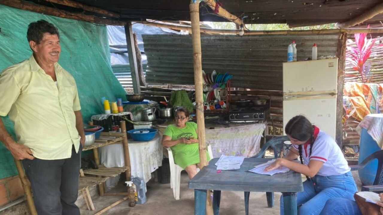 300 personas del corregimiento de Agua Clara, zona rural de Cúcuta, se beneficiarán del subsidio de mejoramiento de vivienda.