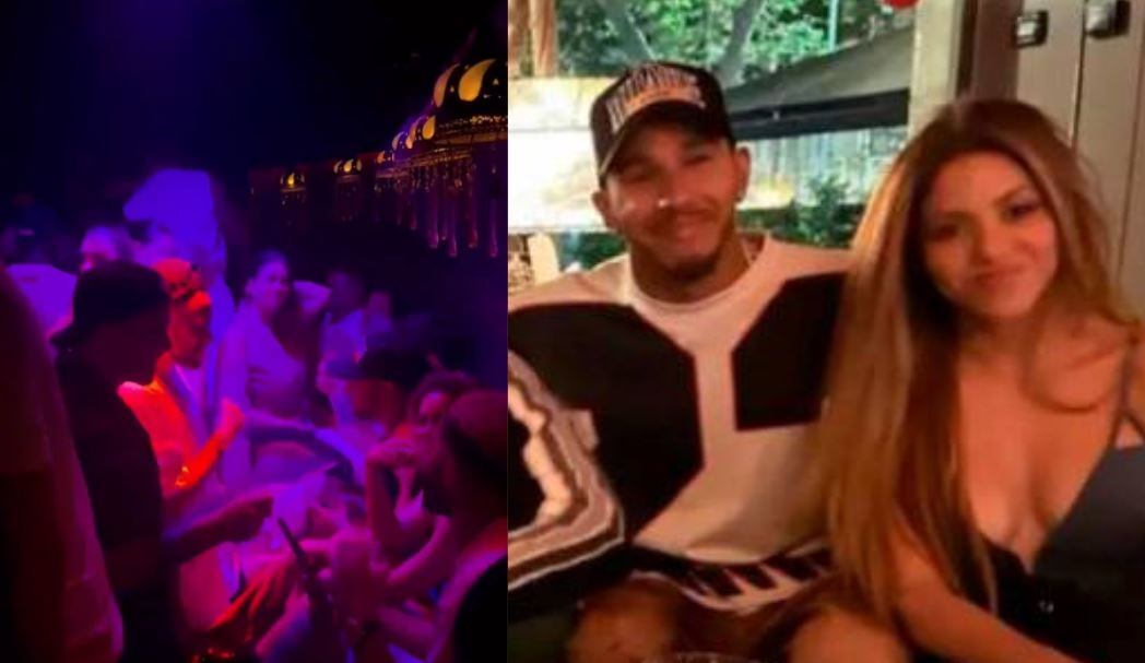 Shakira y Hamilton "se fueron juntos" a la madrugada