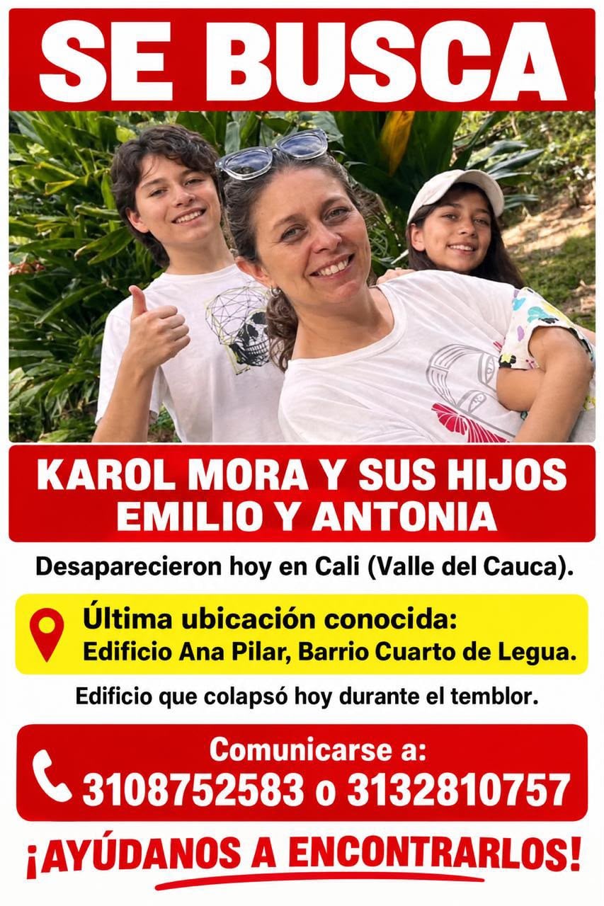 Desaparecidos en Cali.