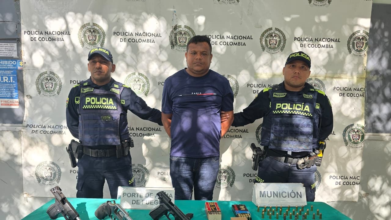 Alias el Negro, capturado por la Policía de Barranquilla.