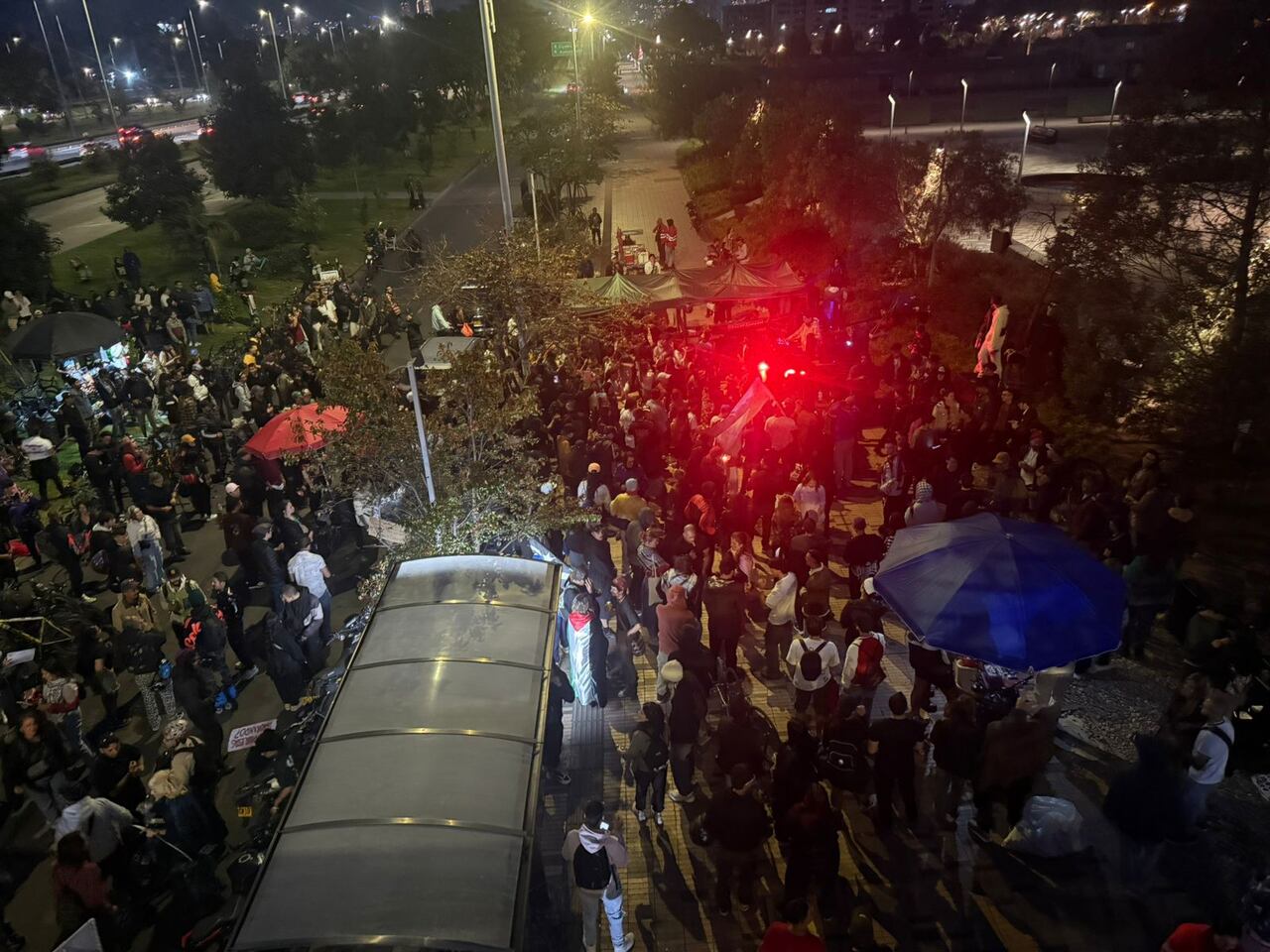 Manifestaciones del domingo, 28 de septiembre en Bogotá.