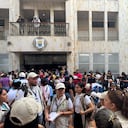 Más de mil familias desplazadas del Catatumbo llegaron a la Alcaldía de Cúcuta huyendo del ELN.