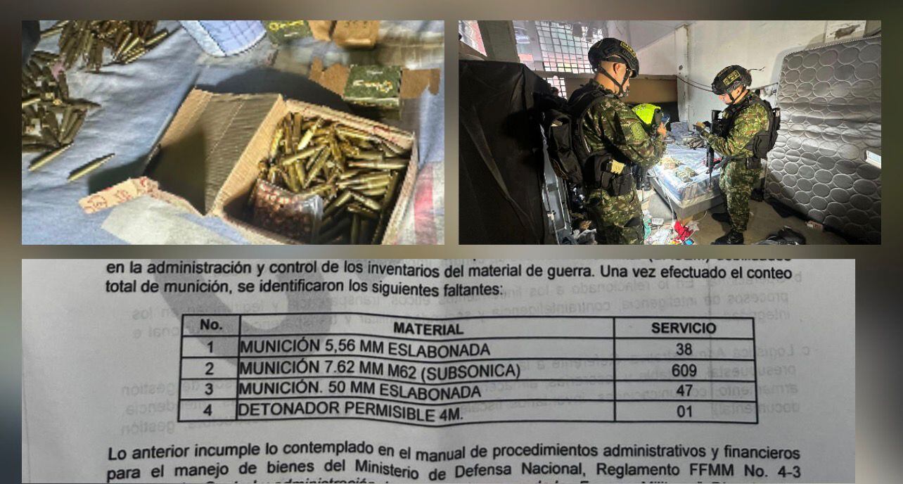 Un documento militar advertía sobre las municiones pérdidas dentro del fuerte militar de Tolemaida del Ejército. Municiones similares fueron encontradas en la fábrica de explosivos del ELN en Bogotá.