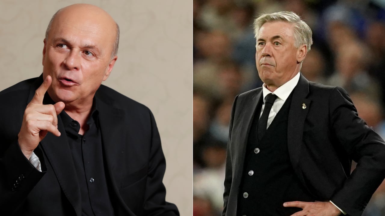 Carlo Ancelotti y Carlos Antonio Vélez.