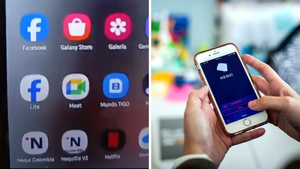 Esta es la app falsa que simula a Nequi.