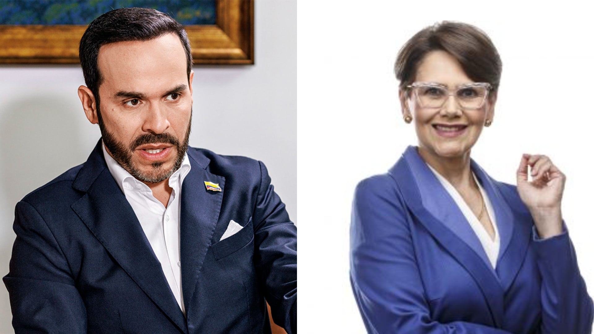 Abelardo De La Espriella y Sandra Suárez.