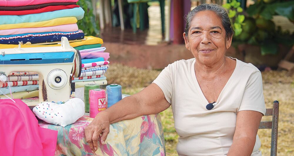 Ana Herrera, de la vereda El Paraíso en San Basilio de Palenque en Mahates.