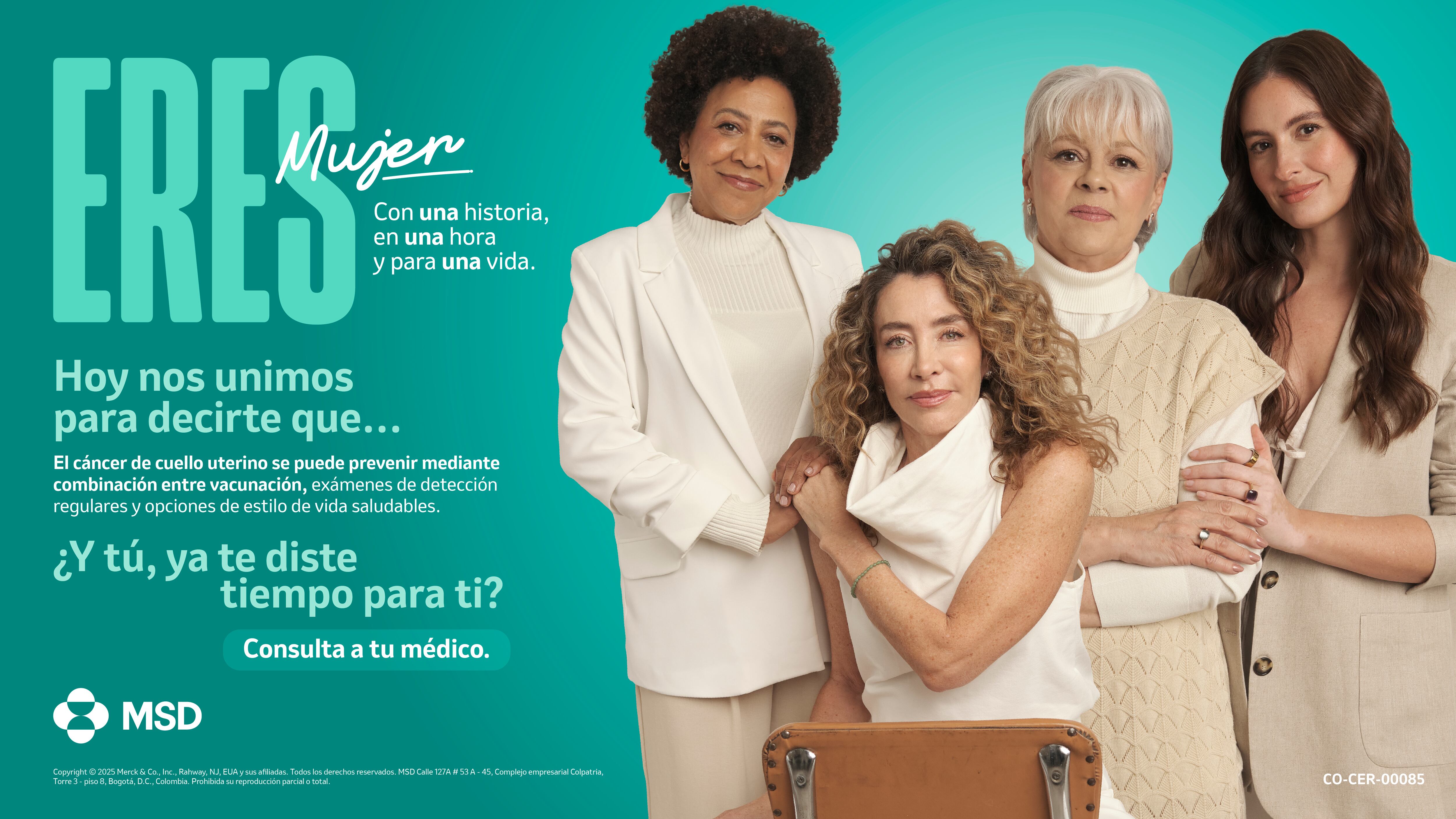 Campaña cáncer femenino MSD