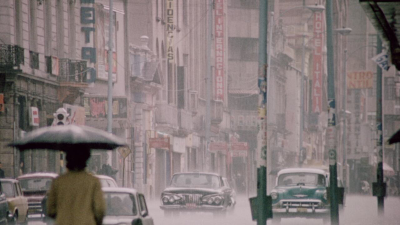 Fotograma Carrera Séptima arteria de una nación. Cortesía de la Cinemateca de Bogotá