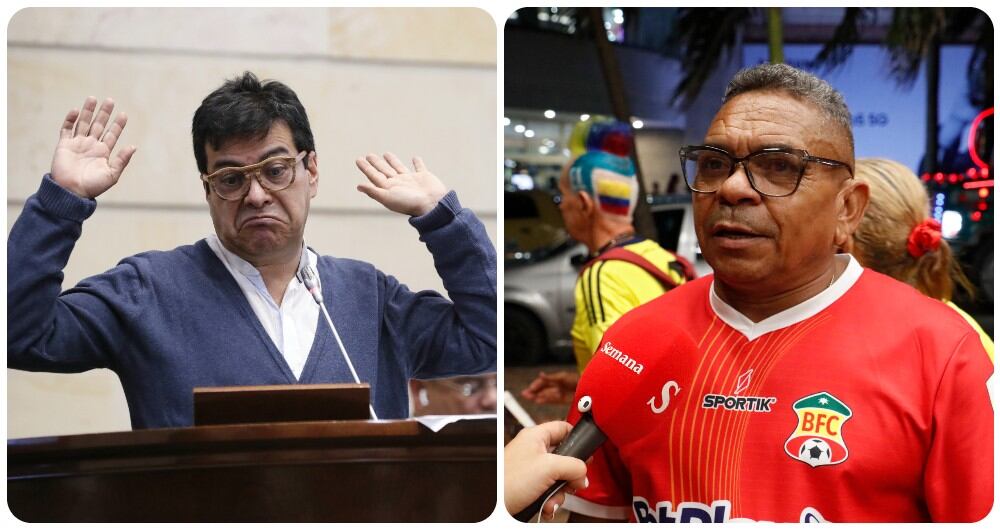 Danilo Rueda y Luis Manuel Díaz.