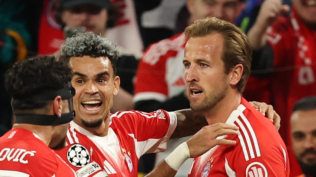 Luis Díaz y Harry Kane, figuras indispensables en el Bayern Múnich alemán.