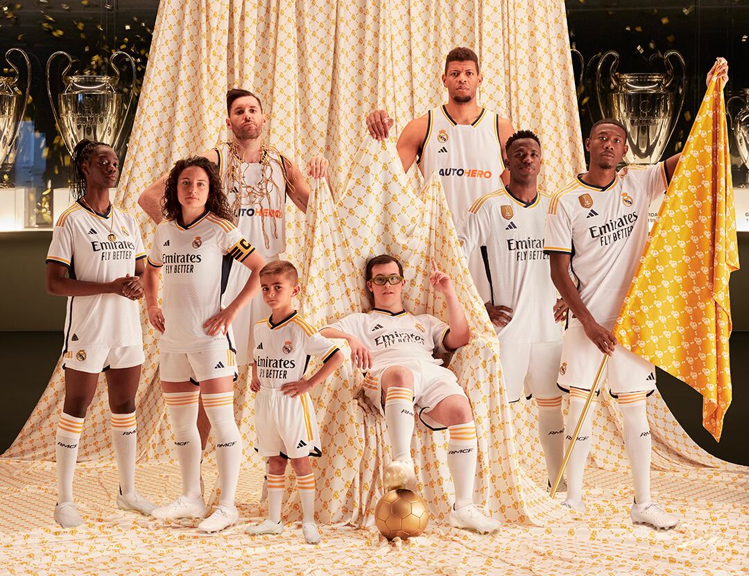 Real Madrid presentó su nueva camiseta para la temporada 2023/24.