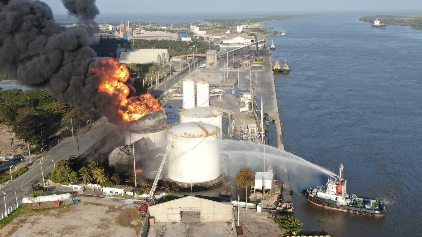 Incendio en Barranquilla.