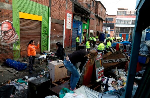 Foto: Guillermo Torres. En esta imagen se muestra lo que meses antes era esta zona. Para Javier Valencia alias 'Compa' vocero de los 'habitantes de calle' nadie les suministra alternativas definitivas a sus condiciones. 