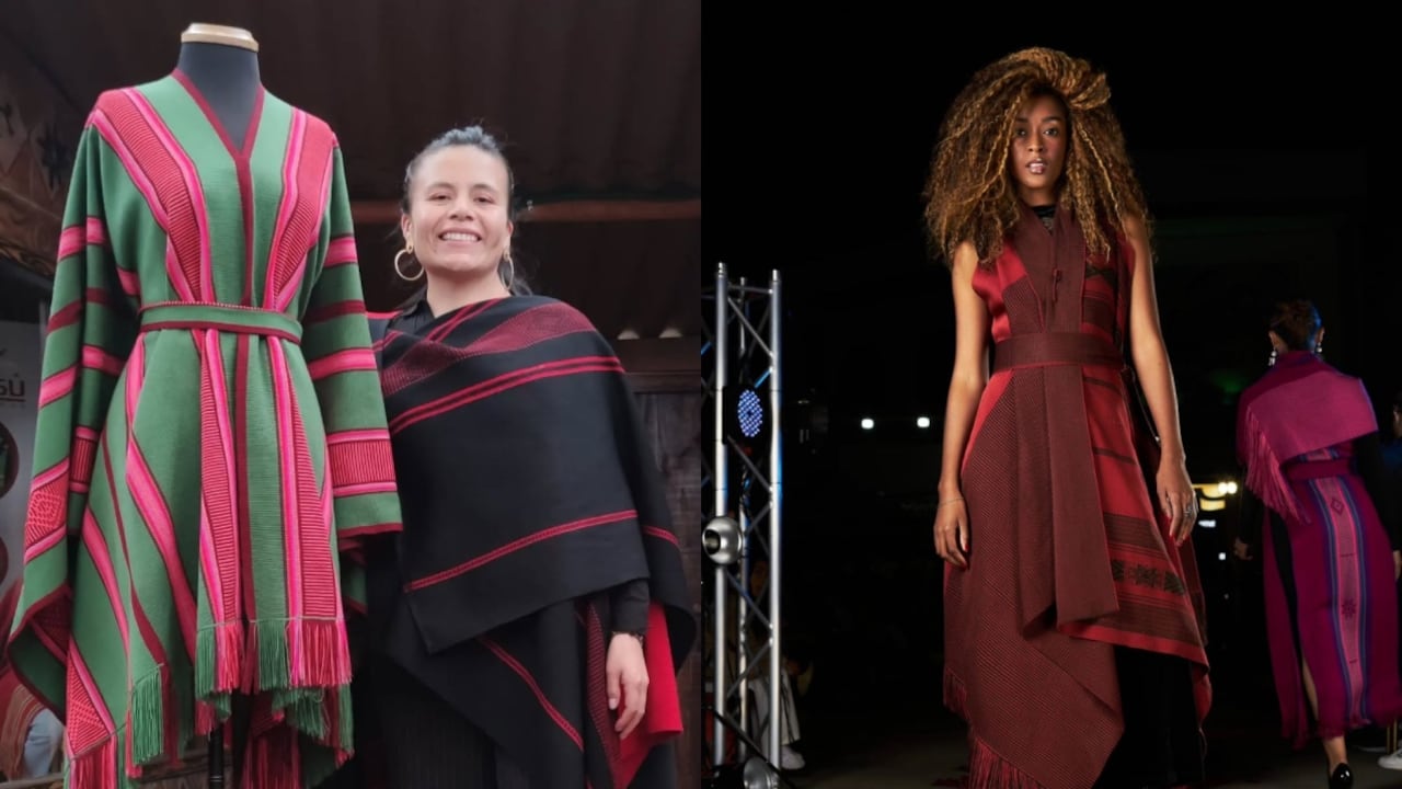 Este es el vestido que le regalará Petro a Melania Trump, diseñadora da detalles sobre la prenda: “Más que una ruana, es una obra de arte”.